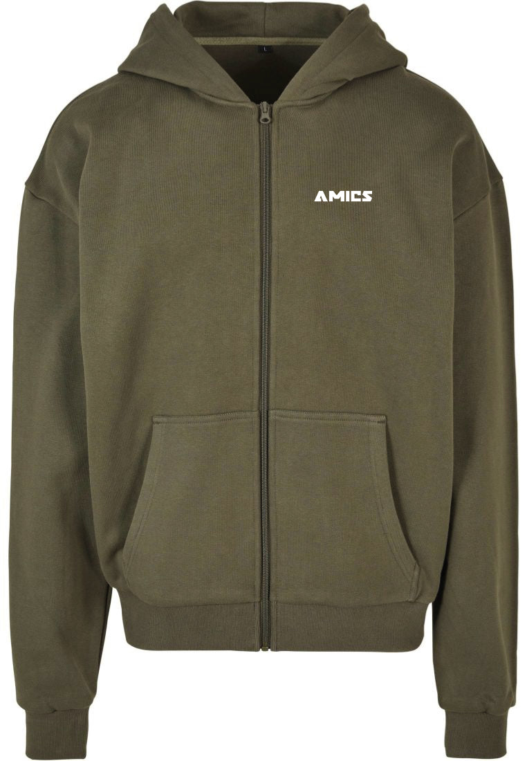 AMICS Ultra Heavyweight Zip Hoodie 460 GSM