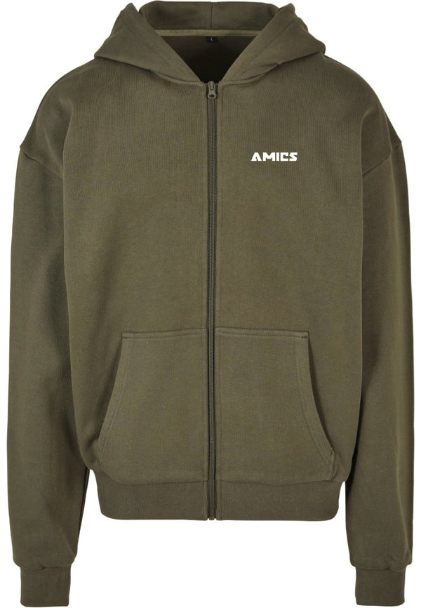 AMICS Ultra Heavyweight Zip Hoodie 460 GSM