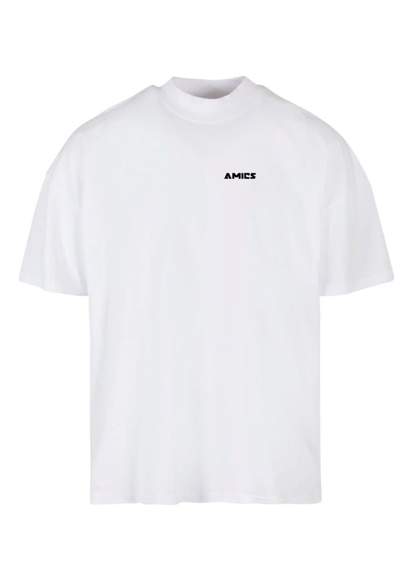 Oversized mock neck tee