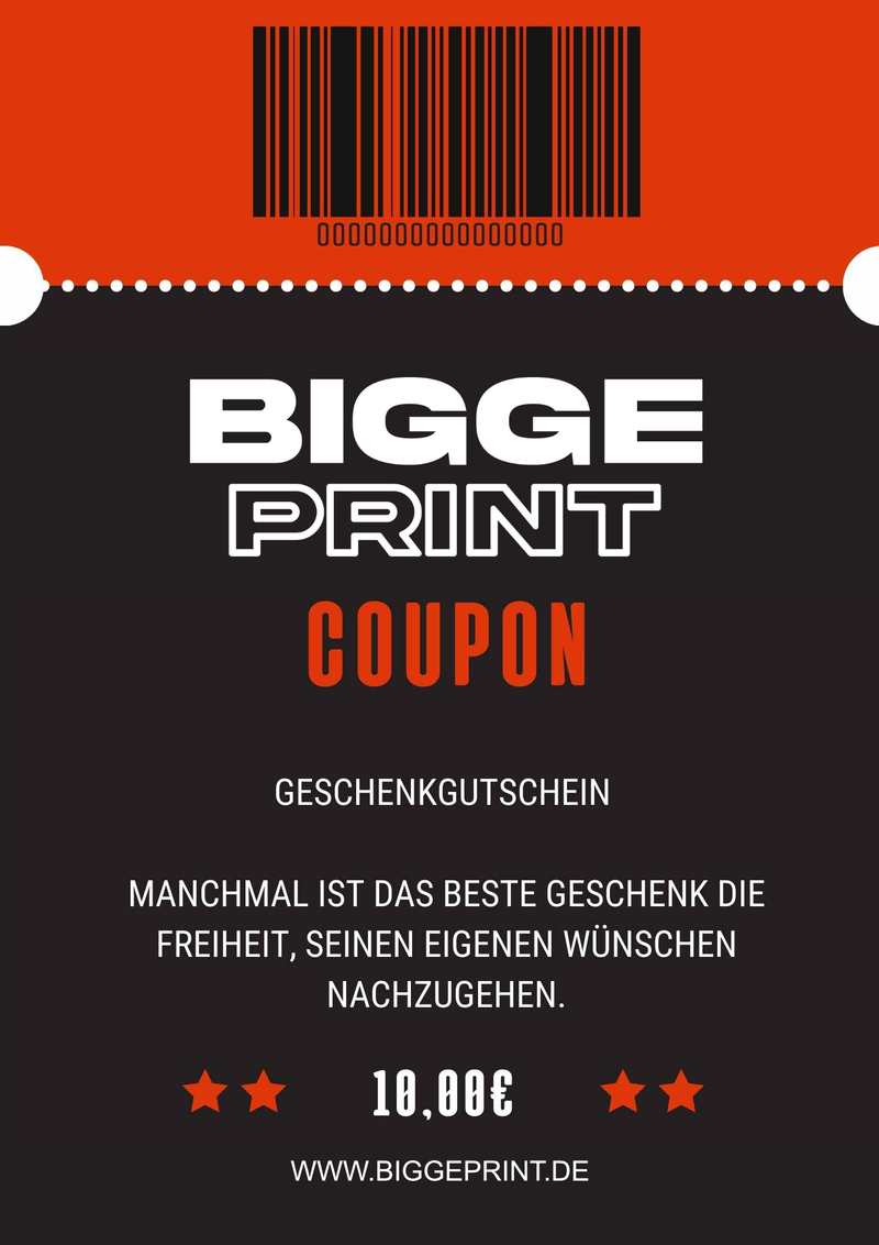 Gutscheine Biggeprint