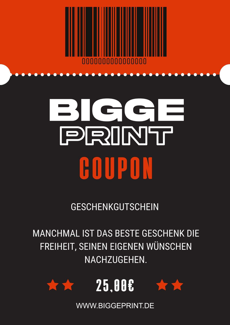 Gutscheine Biggeprint