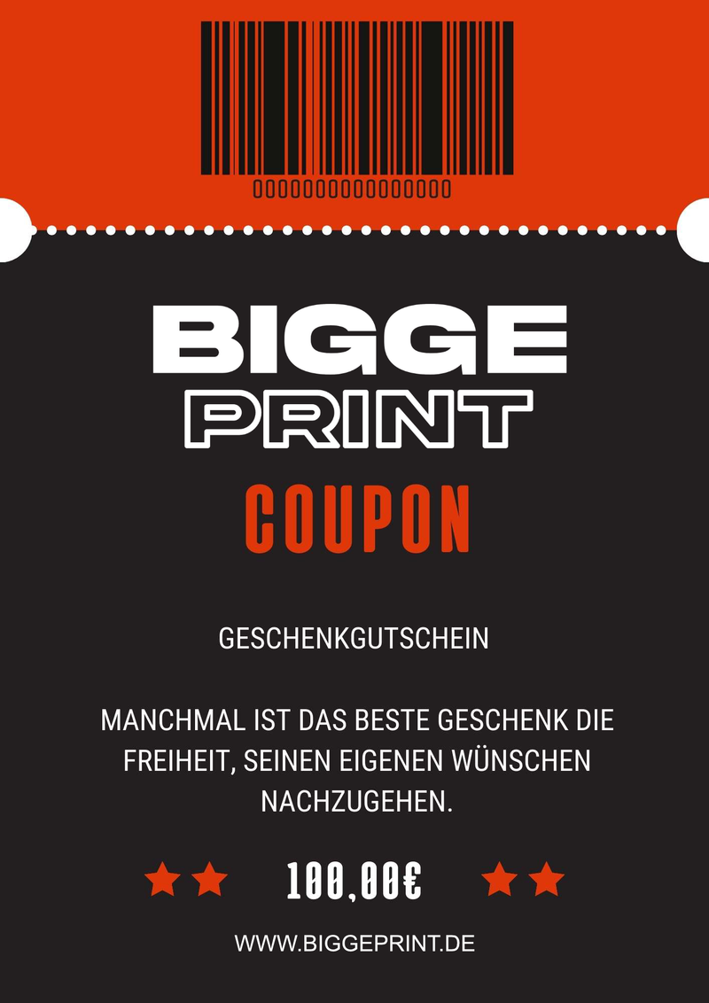 Gutscheine Biggeprint